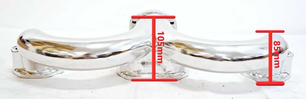 Headers Small Block Chevy (SBC) Coated ''Rams Horn''