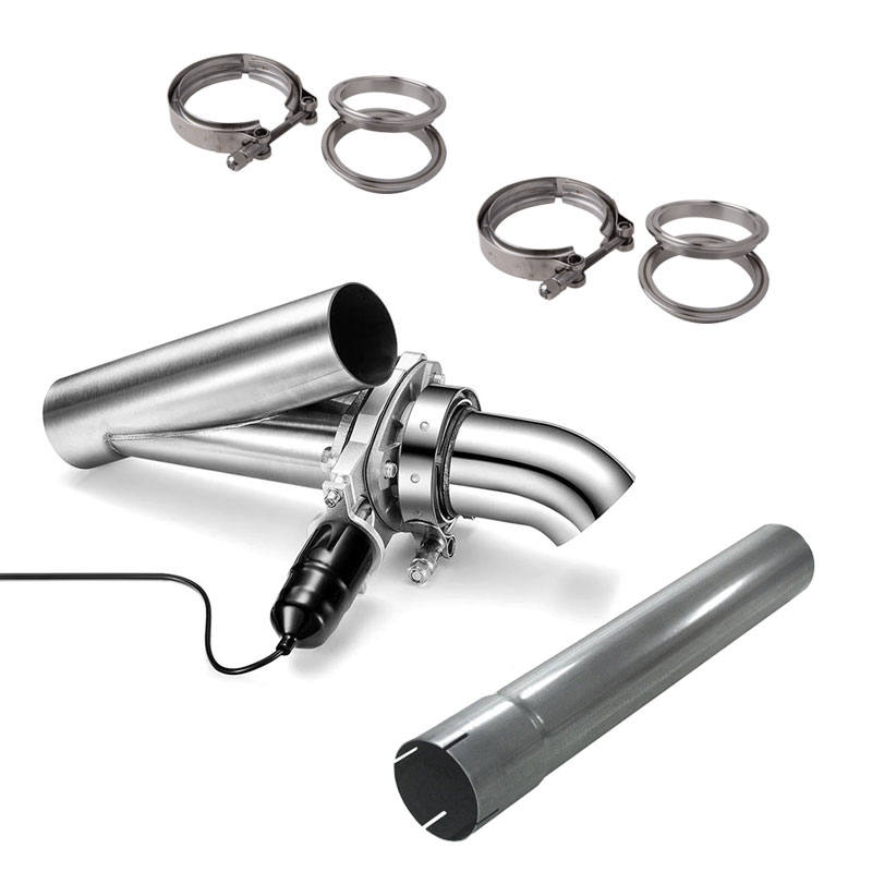 Exhaust cutout valve 4" (102mm) - KIT