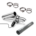 Exhaust cutout valve 4" (102mm) - KIT