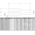 Y-pipe 63,5x63,5 Stainless
