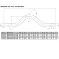 Rear axle tube 2½ inch Stainless