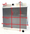 Radiator Chevrolet 55-57