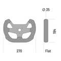 Sparco F-10 A Steering wheel Suede