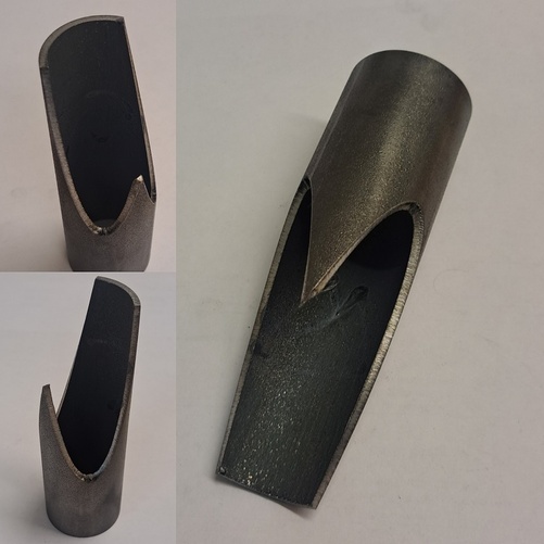 Merge collector tube 5cyl steel (1pc)