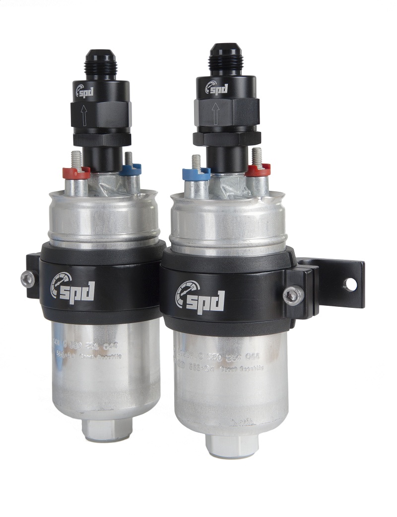 SPD V2 check valve full flow M12x1.5 - AN8 black