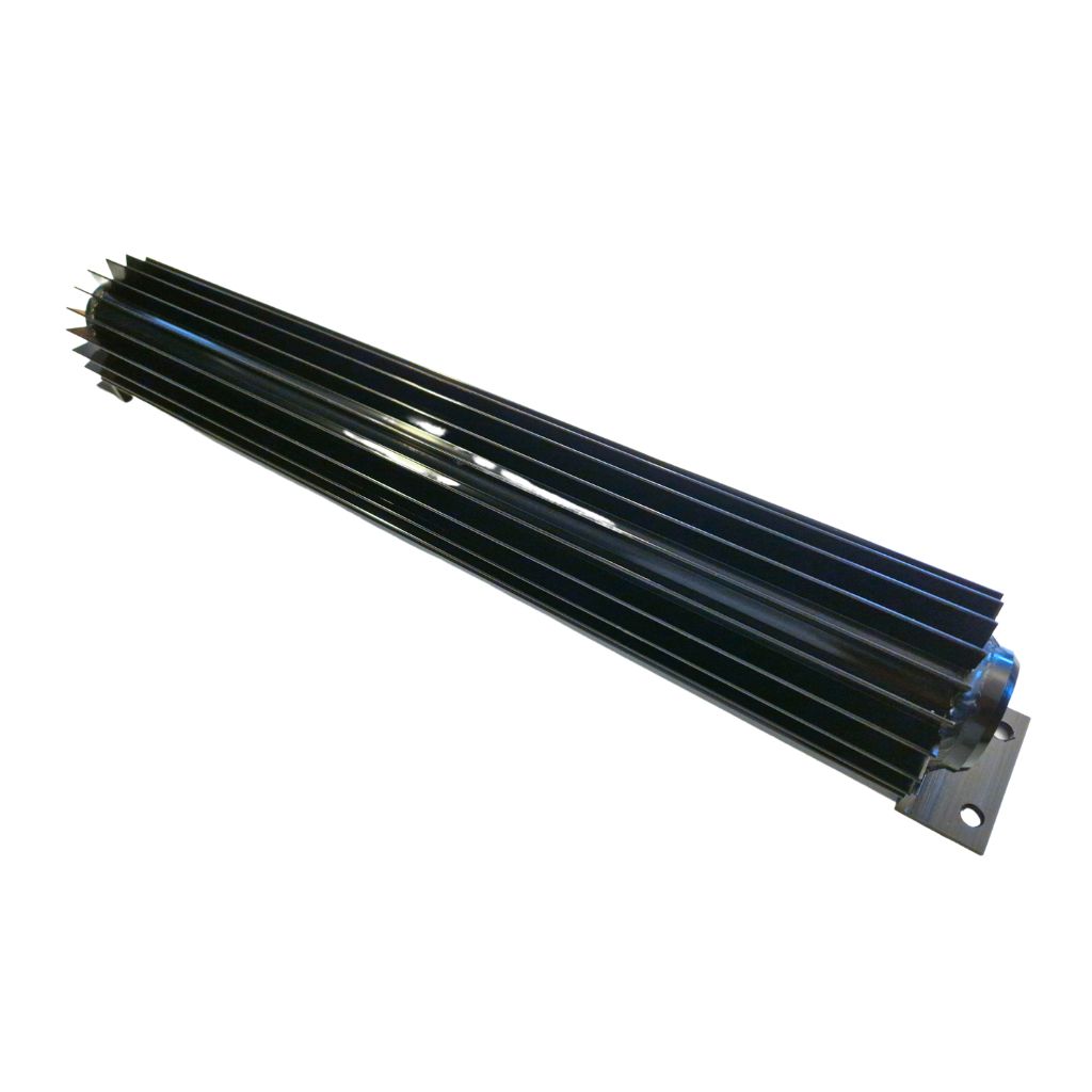 Fuel cooler Black 1/4" NPT 36.5cm (2 row)