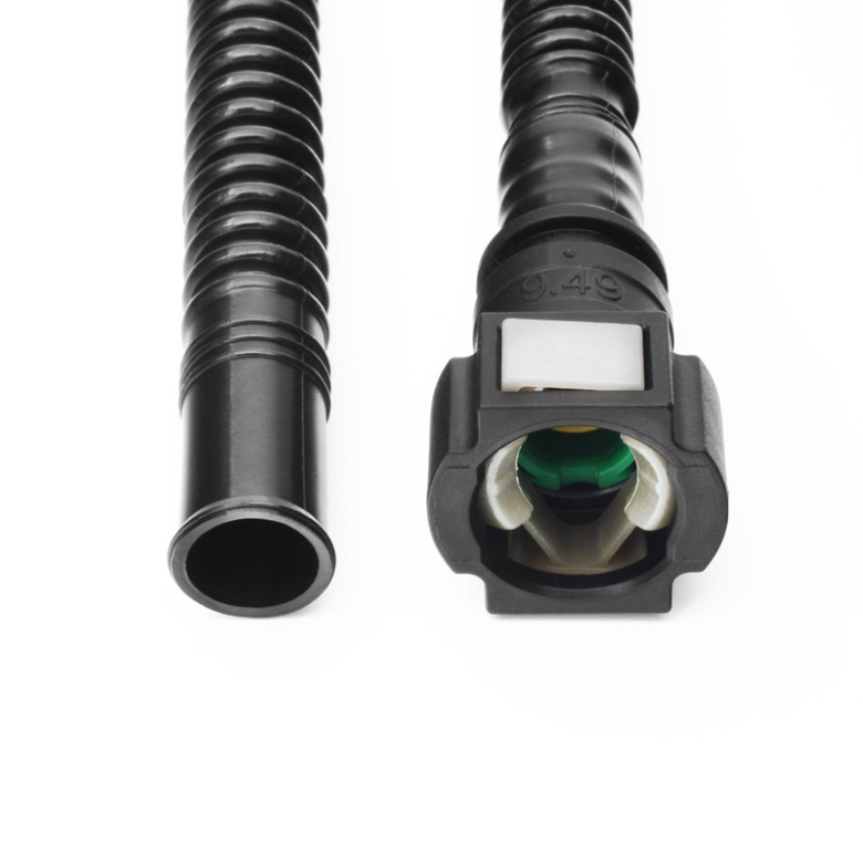 In-Tank 350mm fuel hose : SAE 7.89 90° - ID10