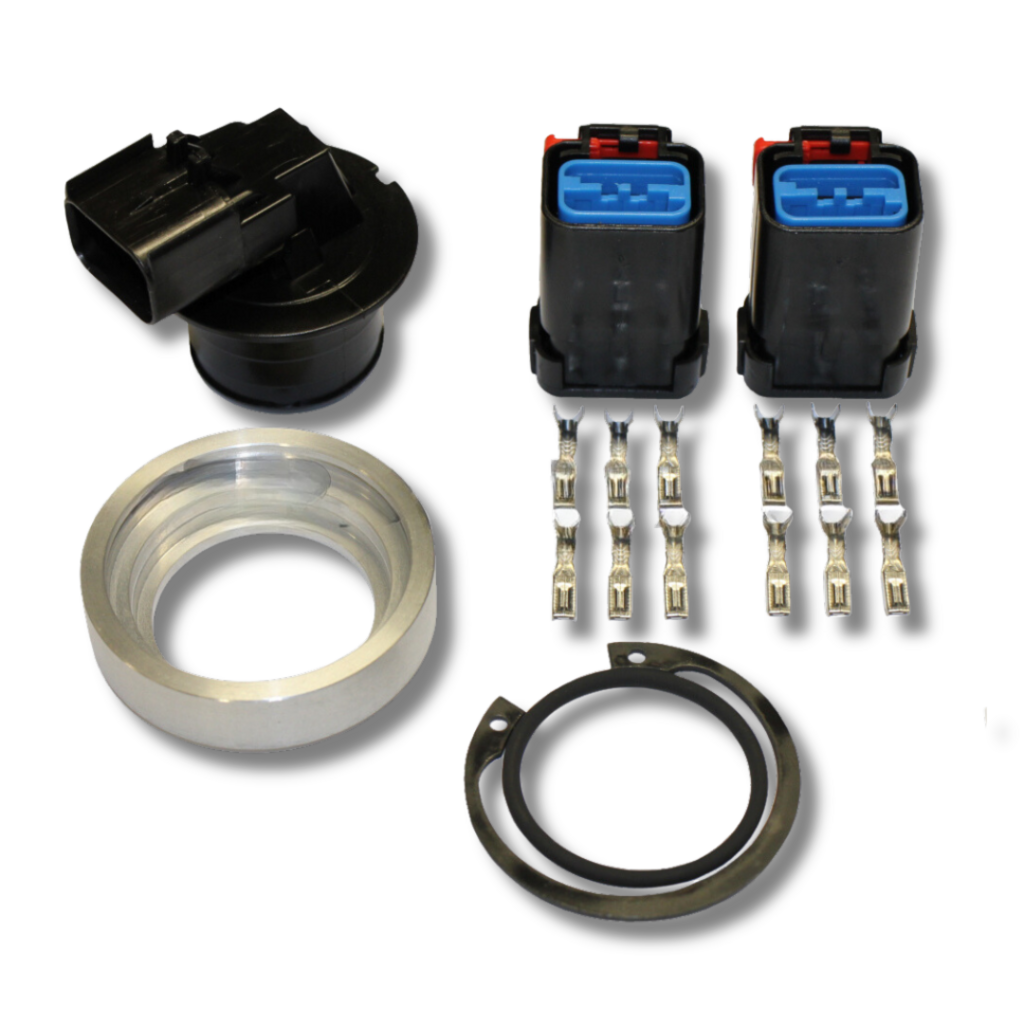 Contact tank feedthrough universal with welding flange in steel