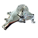 Water Pump Long Small Block Chrome
