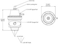 Turbosmart Fuel pressure regulator AN8 Sleeper