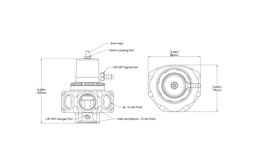 Holley Fuel Pressure Regulator 85-92 GM F-Body Holley Fuel Pressure Regulator 85-92 GM F-Body