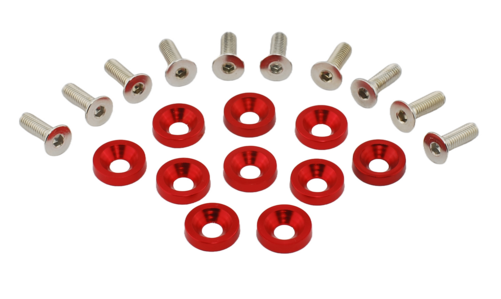 JDM Fender washer Red