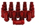 Wheel Nut Aluminum Red M12x1,25 (39mm)
