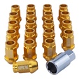 Wheel Nut Aluminum Gold M12x1,5 (39mm)