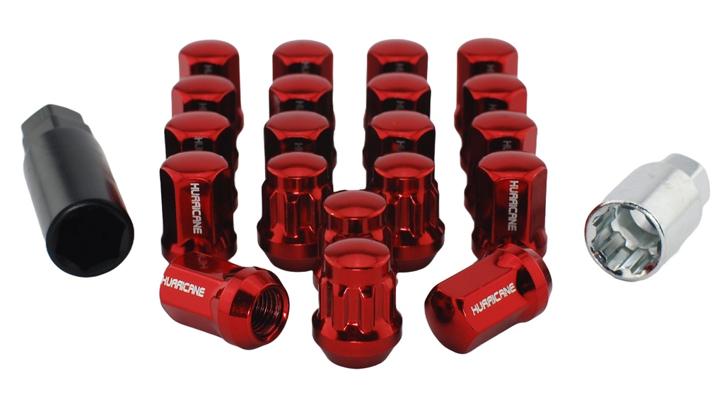 Wheel Nut Kit Steel Red M12x1.5 (32mm)