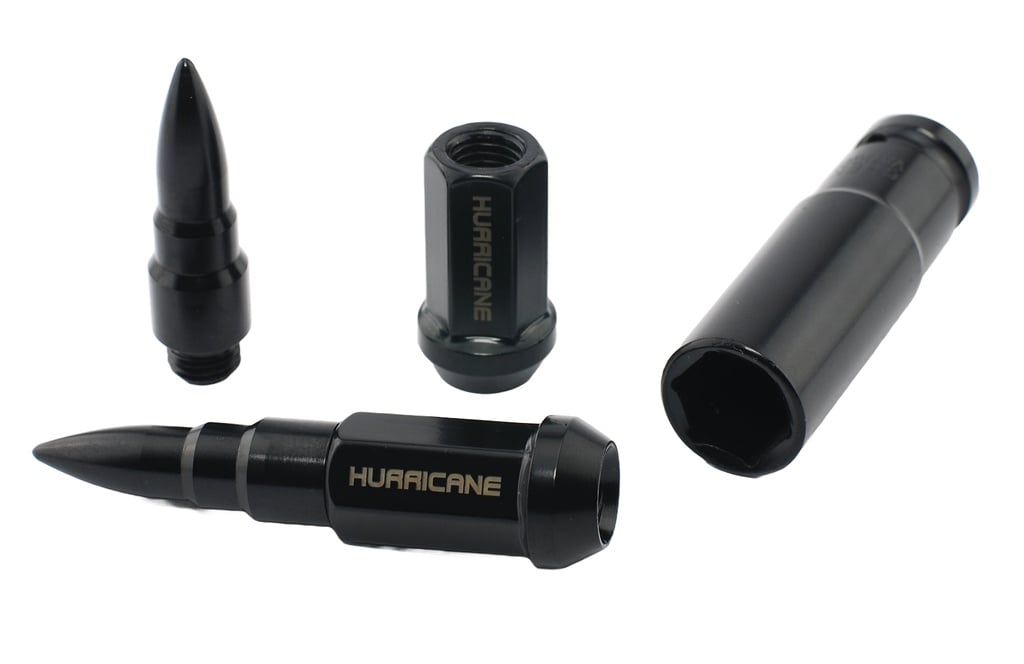 Wheel Nut Aluminum Black M12x1,25