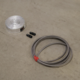 Oil in Kit Turbo 2 x Straight connection AN4 + Alu Heat protection