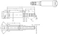 32,3mm Brake Connector pipe double flare