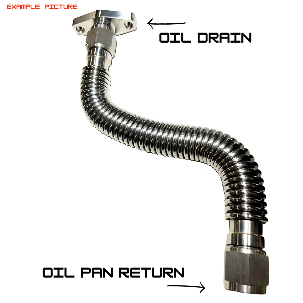 SPD Oil return flex pipe (200mm)