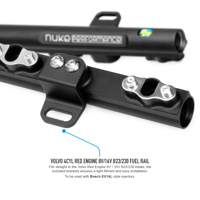 Nuke fuel rail Volvo 8v/16v B23/230