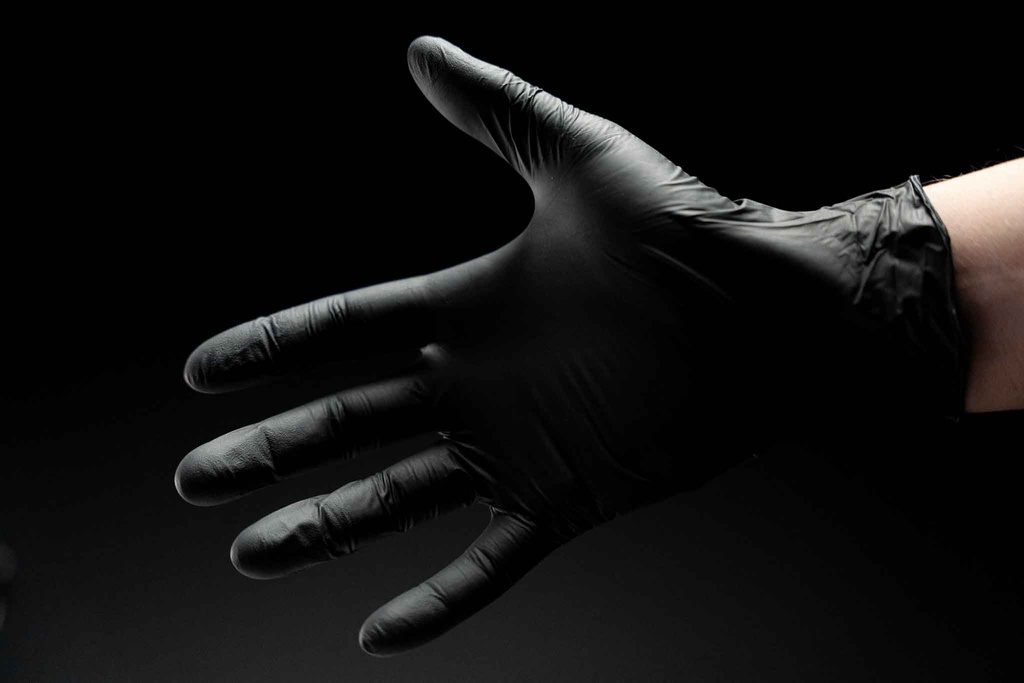 Assembly gloves / Work gloves black (large)