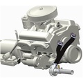 Davies Craig Chevrolet Big Block Water Pump Delete adapter kit (Black hose)