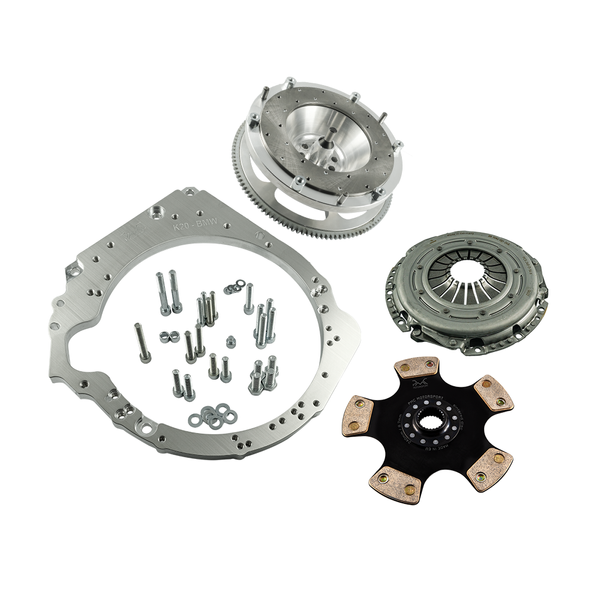 PMC Adapter Kit Stage 1 Honda K K20 K24 - BMW M57N2 6-speed HGU HGK / N54 - 240mm / 9.45"