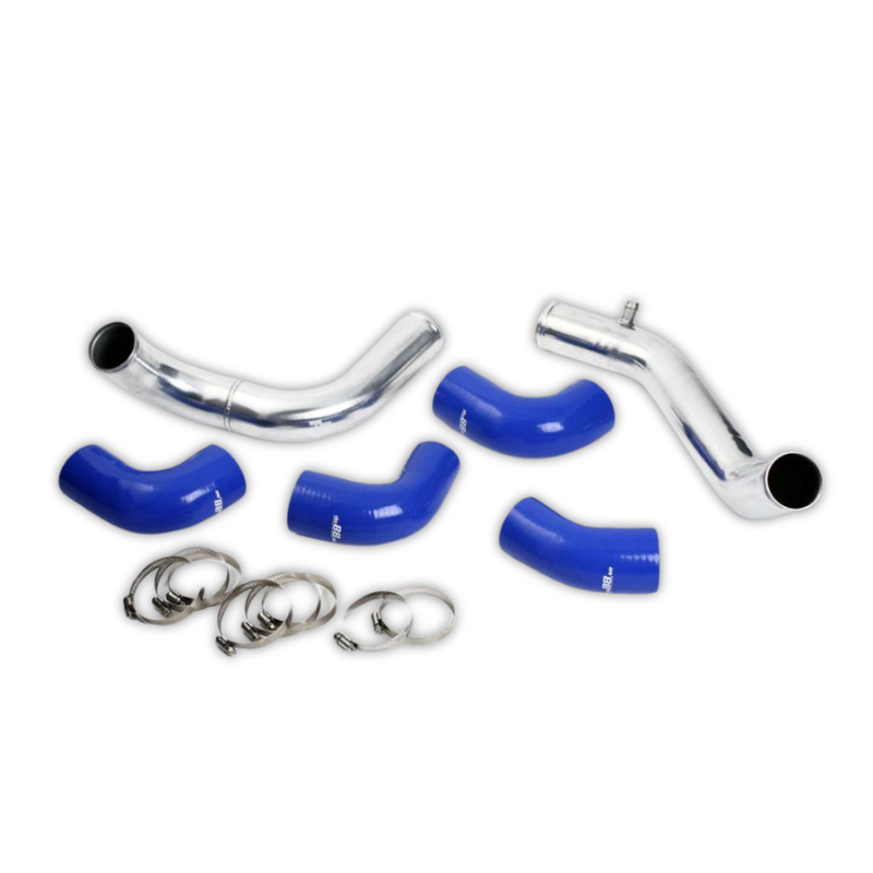 Volvo 7/940 Turbo Central connection pipe kit, blue hoses, 3'' throttle body
