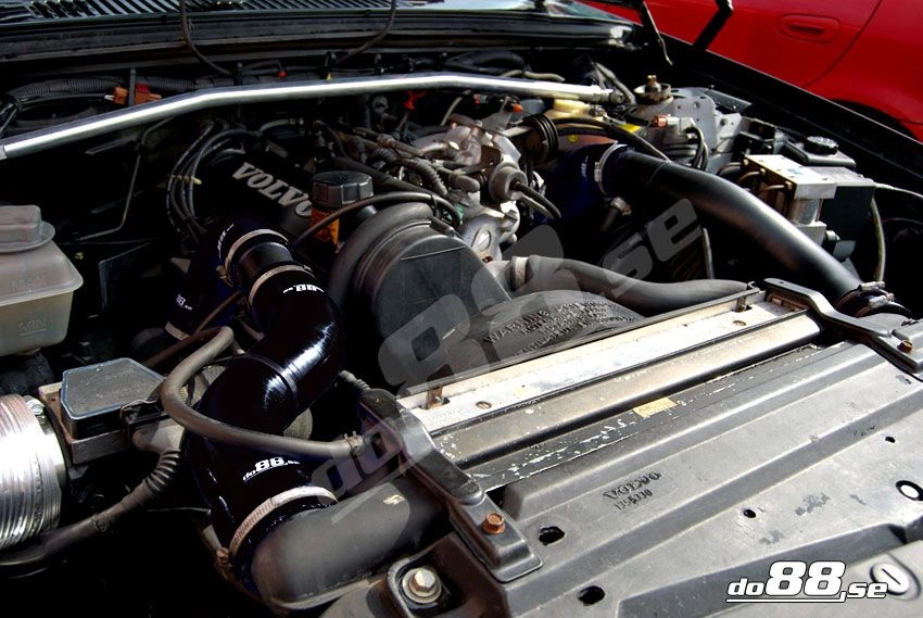Volvo 700/900 Turbo (without AC) Pressure hoses Black