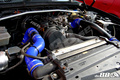 Volvo 700/900 Turbo (without AC) Pressure hoses Blue