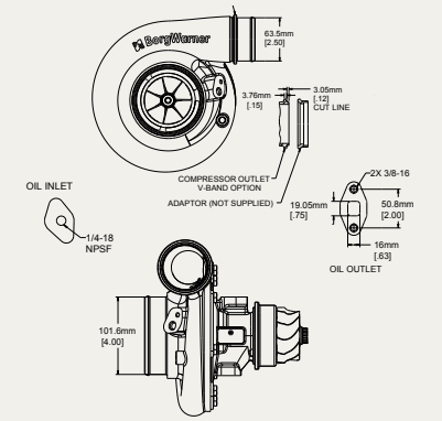 Borg Warner S368SX-R Supercore