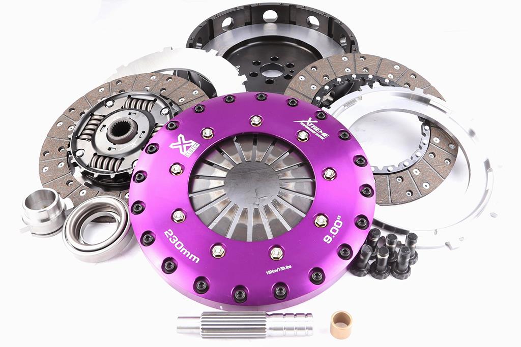 HOLDEN CALAIS sedan (VL) 3.0 EFi - 230mm Sprung hub Organic Twin Plate Clutch Kit Incl Flywheel 1000Nm