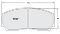 PFC08 CMPD 6 piston (K-sport, D2, XYZ ) -17mm