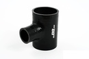 Silicone hose T-coupling 2'' + 1'' (51+25mm)
