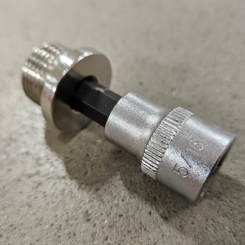 Lambda plug M18x1.5 SS - 5/16" Hex