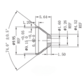 1,6mm Oil restrictor adapter AN4