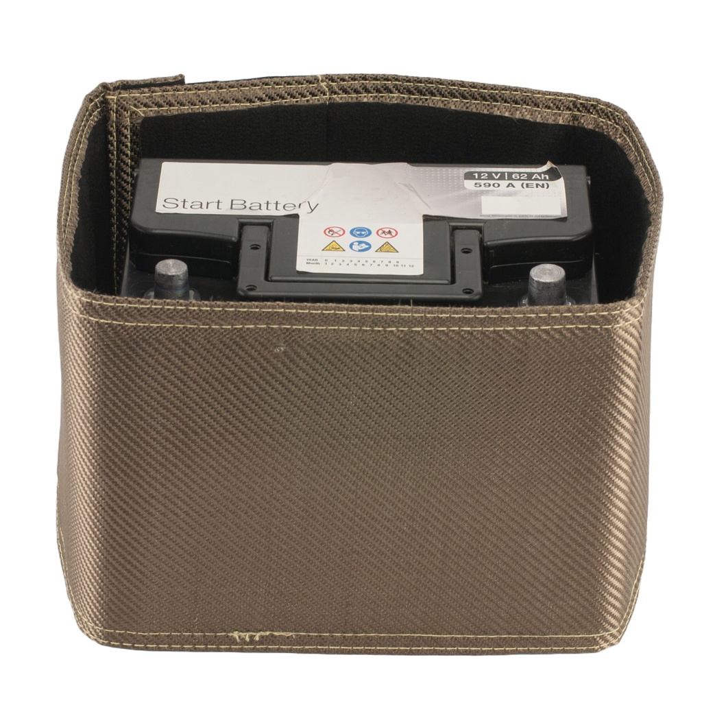 Hurricane heat protection for battery 200mm x 1000mm - Titanium