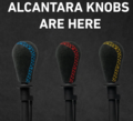 REVIN Gear Knob Special Alcantara (Red)