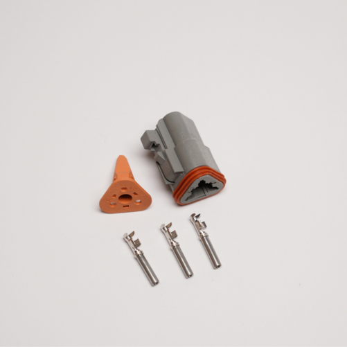 Connector 3-pin DT series male