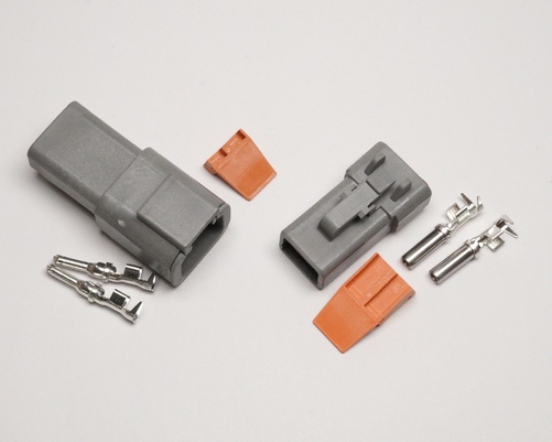 Connector 2-pin DTP series male + Female