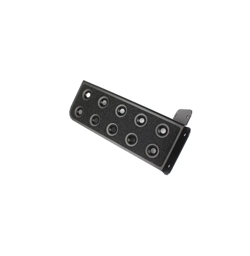 Footrest Left Driver Black