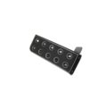 Footrest Left Driver Black