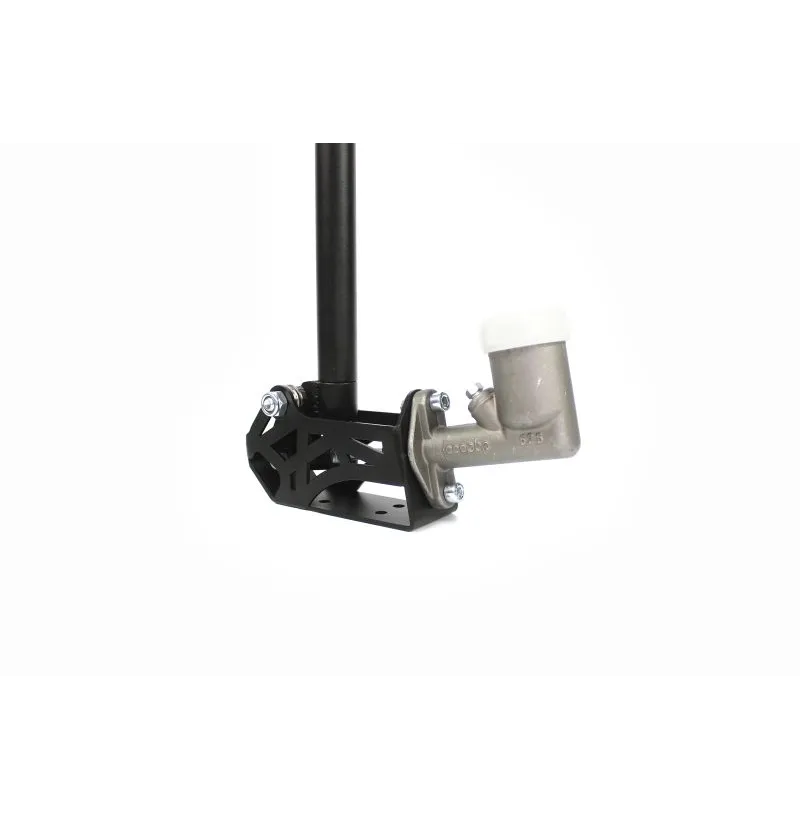 Inverted hydraulic handbrake with master brake cylinder (integrated reservoir)