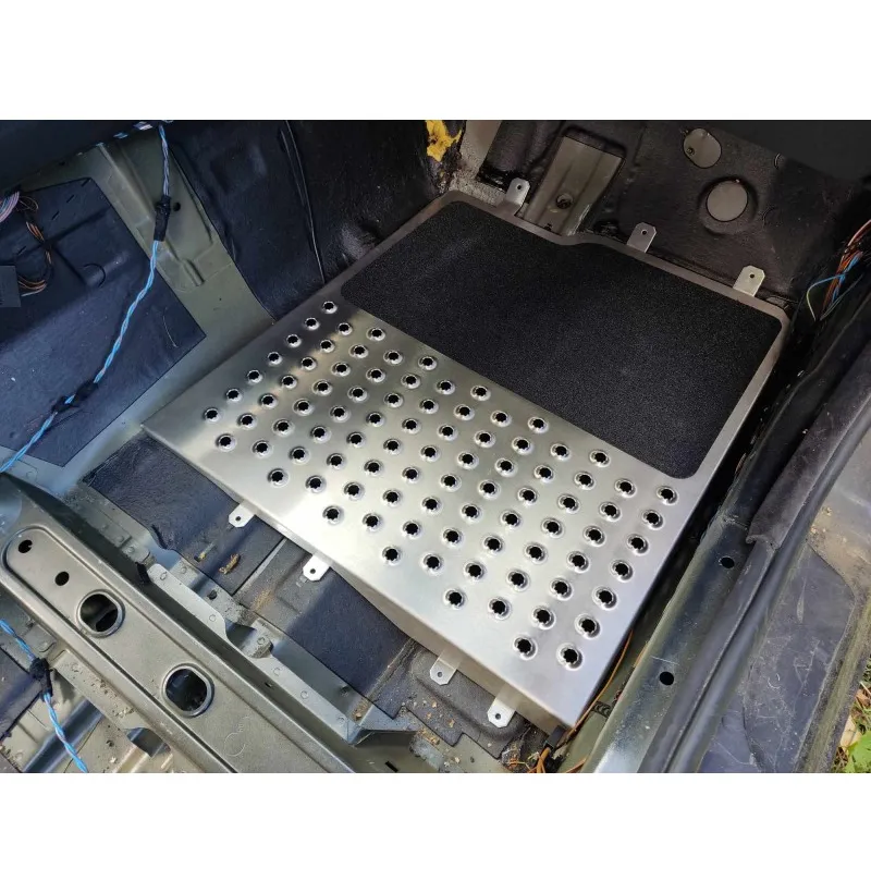 BMW E46 Footrests and Floor Plates Stainless