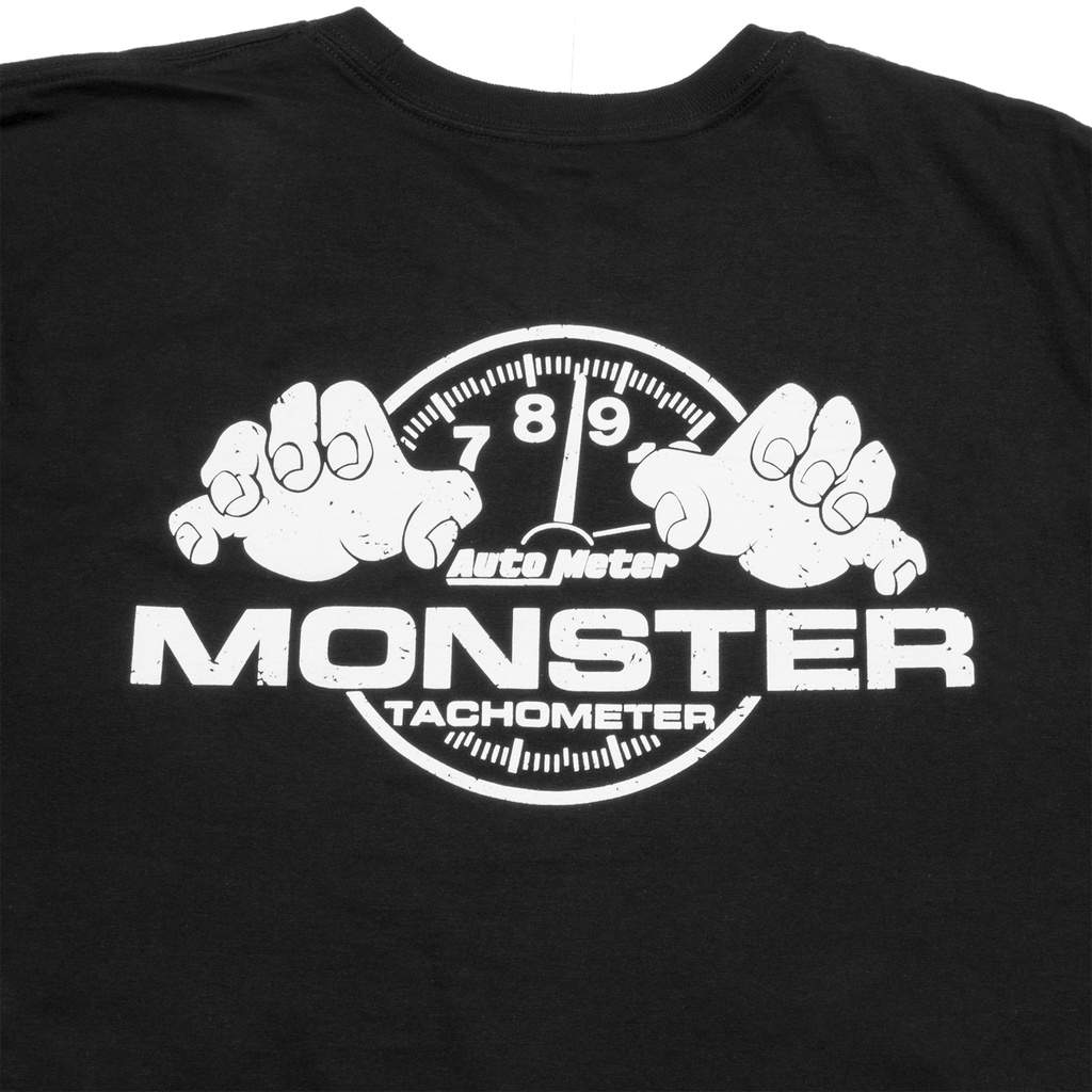 T-Shirt, Adult Xlarge, Black, 'Monster'