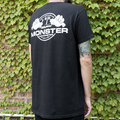 T-Shirt, Adult Xlarge, Black, 'Monster'