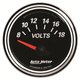 2-1/16" Voltmeter, 8-18v, Designer Black Ii