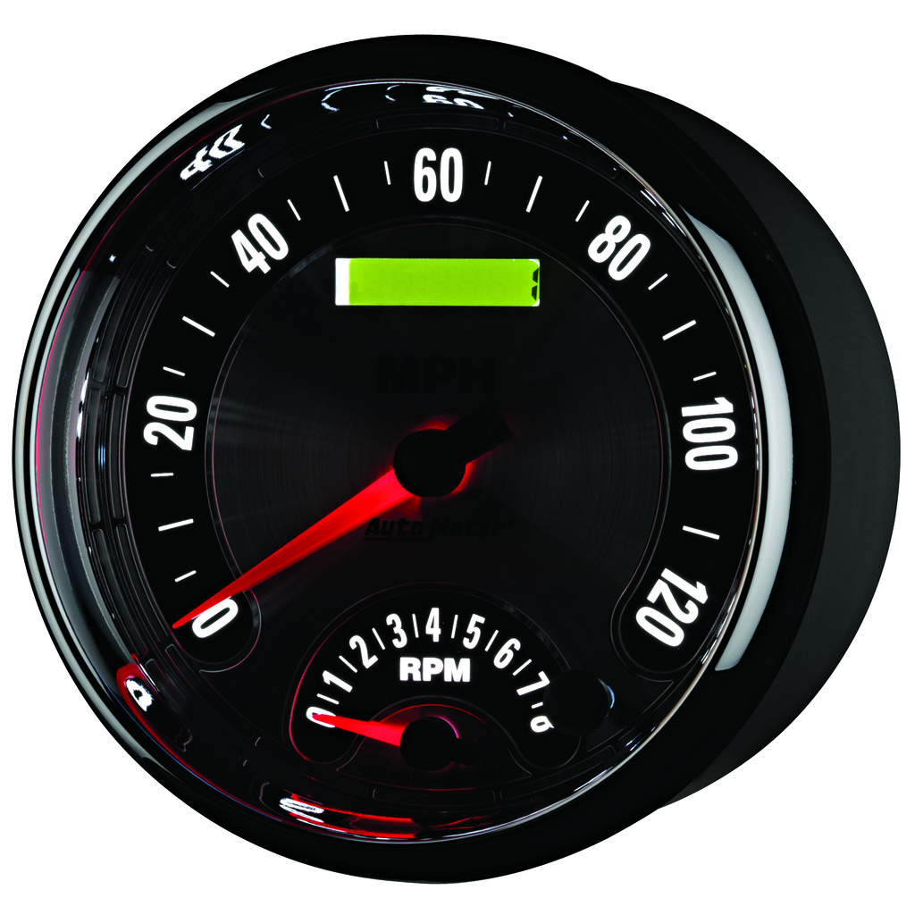 5" Tachometer/Speedometer Combo, 8k Rpm/120 Mph, American Muscle