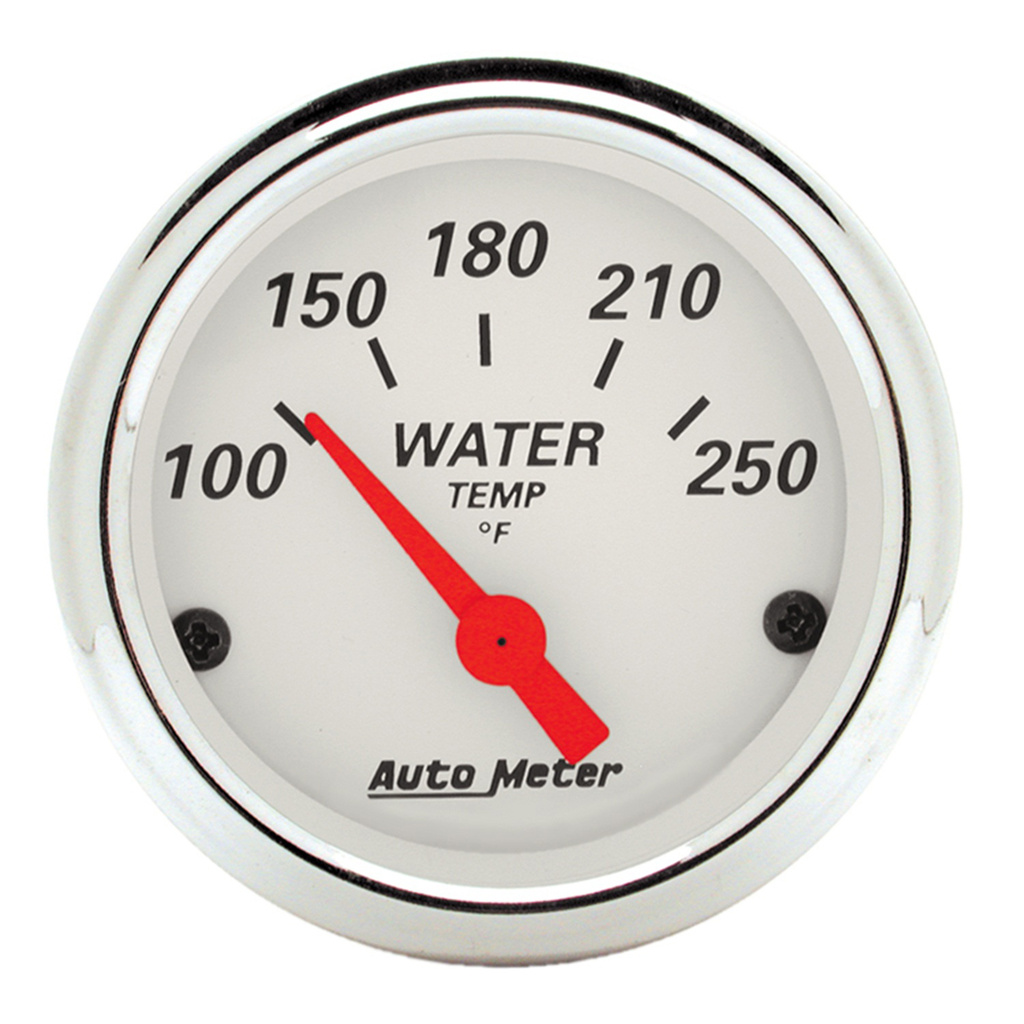 5 Pc. Gauge Kit, 3-3/8" & 2-1/16", Elec. Speedometer, Arctic White