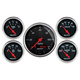 5 Pc. Gauge Kit, 3-3/8" & 2-1/16", Gps Speedometer, Designer Black